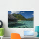 Mountainous Tropic Island with Wall Decal