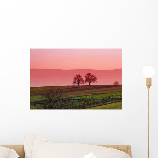 Orchard Trees Wall Decal