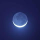 Blue Moon Shining Night Wall Decal