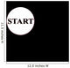 Start Button Wall Mural