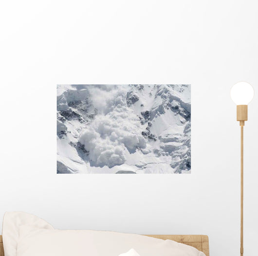 Snow Avalanche Wall Decal Design 2