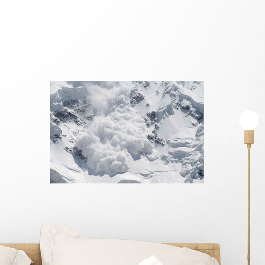 Snow Avalanche Wall Decal Design 2