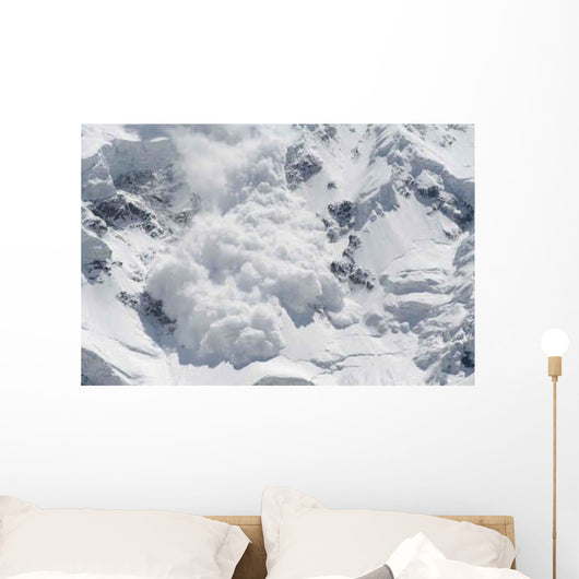 Snow Avalanche Wall Decal Design 2
