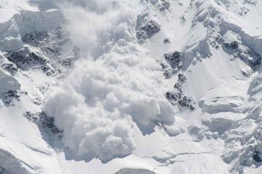 Snow Avalanche Wall Decal Design 2
