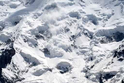 Snow Avalanche Wall Decal Design 1