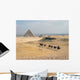 Pyramids and Camels Wall Decal