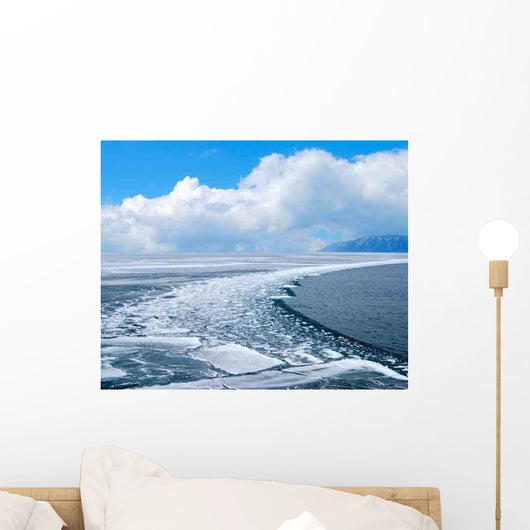 Melting Ice Lake Baikal Wall Decal