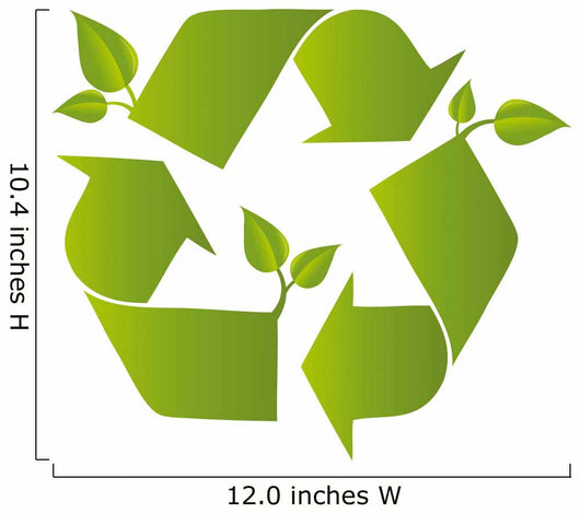 Recycling Symbol Wall Decal