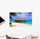 Spa salon on beach Wall Mural