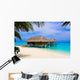 Spa salon on beach Wall Mural