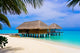 Spa salon on beach Wall Mural