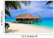 Spa salon on beach Wall Mural