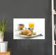 delicious continental breakfast of coffee and croissants Wall Mural