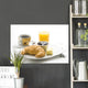 delicious continental breakfast of coffee and croissants Wall Mural