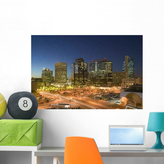 Downtown Phoenix Wall Decal Design 1