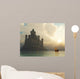 fantasy castle at sunset Wall Mural
