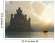 fantasy castle at sunset Wall Mural