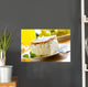 cream and custard pastry Wall Mural