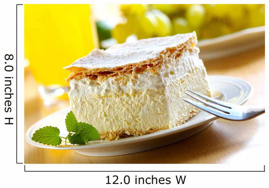 cream and custard pastry Wall Mural