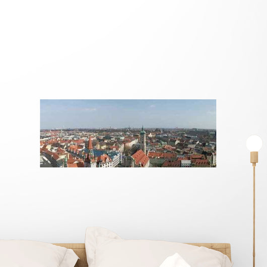 Skyline Munich with Frauenkirche Wall Decal Design 3