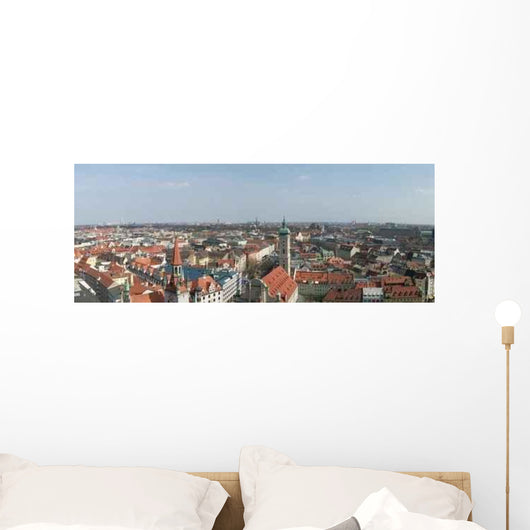 Skyline Munich with Frauenkirche Wall Decal Design 3