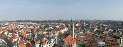 Skyline Munich with Frauenkirche Wall Decal Design 3