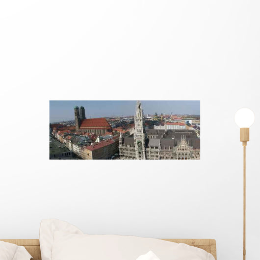 Skyline Munich with Frauenkirche Wall Decal Design 1