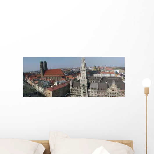 Skyline Munich with Frauenkirche Wall Decal Design 1