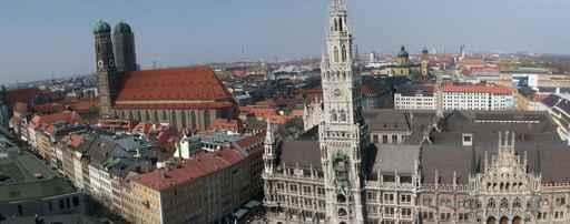 Skyline Munich with Frauenkirche Wall Decal Design 1