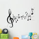 Fancy Music Notes Wall Decal