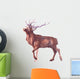 Watercolor Realistic Deer Forest Wall Decal