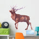 Watercolor Realistic Deer Forest Wall Decal