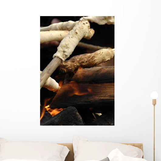 Children Baking Bread Stick Wall Decal