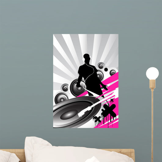 Louder Faster 2 Wall Decal