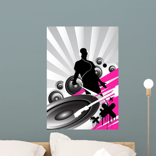 Louder Faster 2 Wall Decal