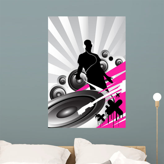 Louder Faster 2 Wall Decal