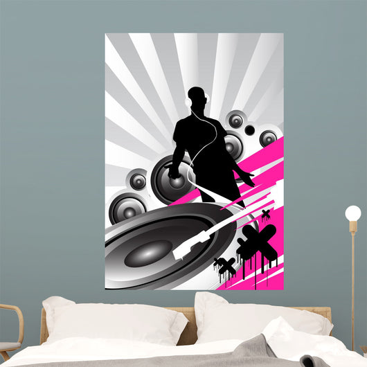 Louder Faster 2 Wall Decal