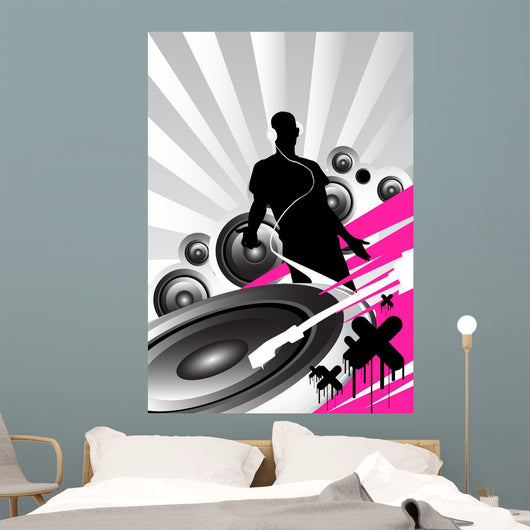 Louder Faster 2 Wall Decal