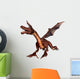 Flying Red Dragon Wall Decal