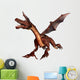 Flying Red Dragon Wall Decal