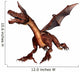 Flying Red Dragon Wall Decal