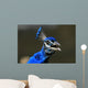 Portrait Blue Peacock Wall Decal