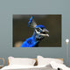 Portrait Blue Peacock Wall Decal
