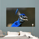 Portrait Blue Peacock Wall Decal