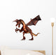 Fierce Red Dragon Wall Decal