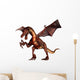 Fierce Red Dragon Wall Decal