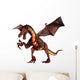 Fierce Red Dragon Wall Decal