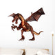 Fierce Red Dragon Wall Decal