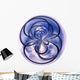 Spiral Blue Wall Decal
