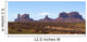 Panorama Monument Valley 1 Wall Decal